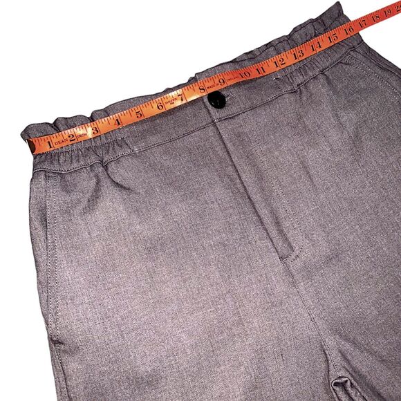 ZARA NWOT ELASTIC WAIST PAPERBAG PANTS Size L - Picture 11 of 12